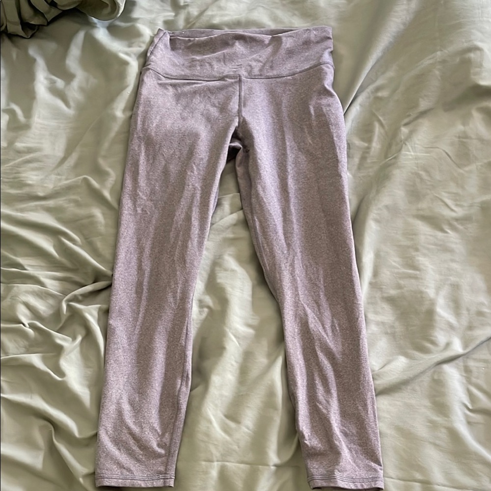 Grey High-Waisted Leggings